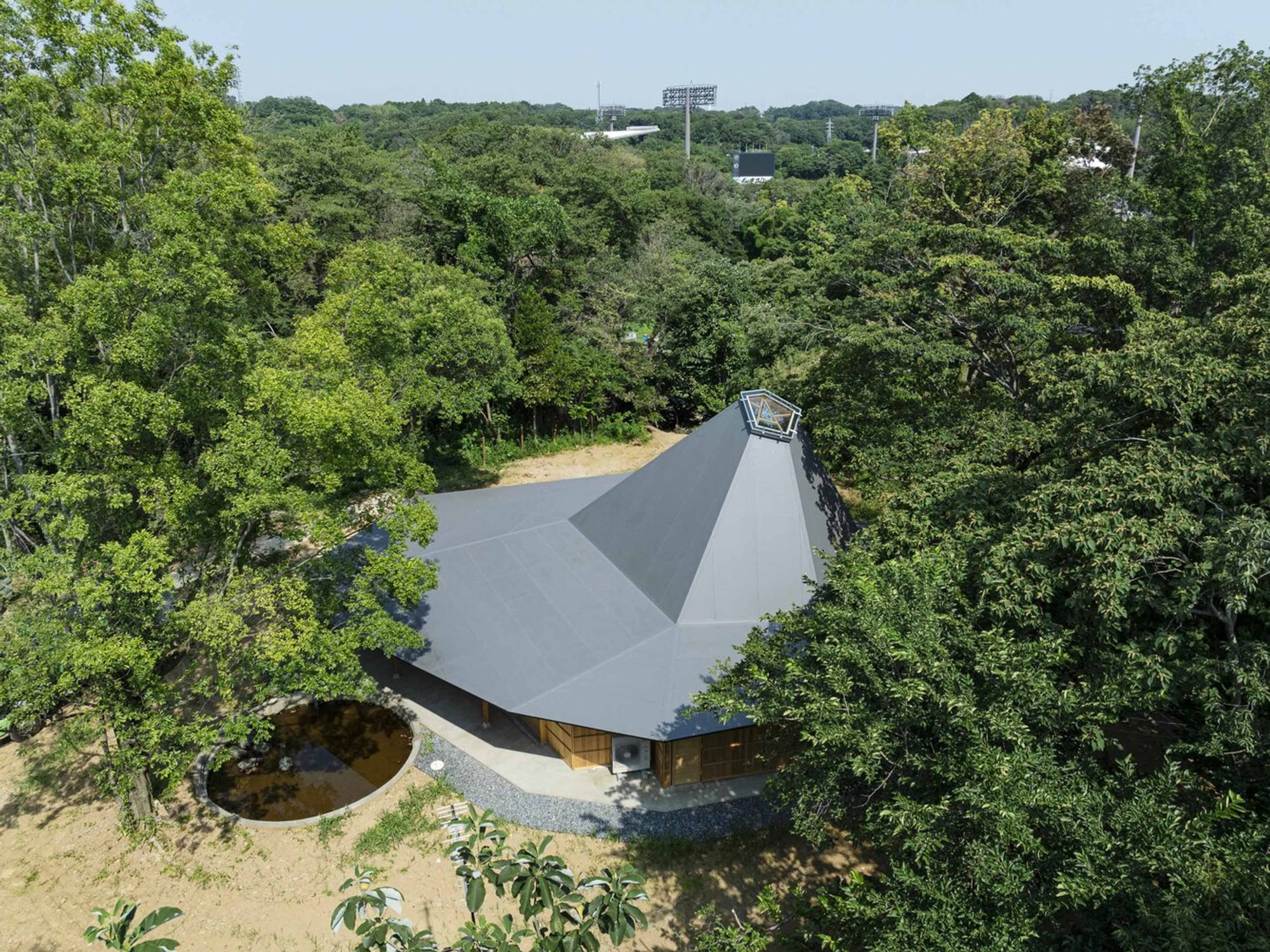 Forest Kindergarten Architecture: Hut of Hat by Tezuka Architects