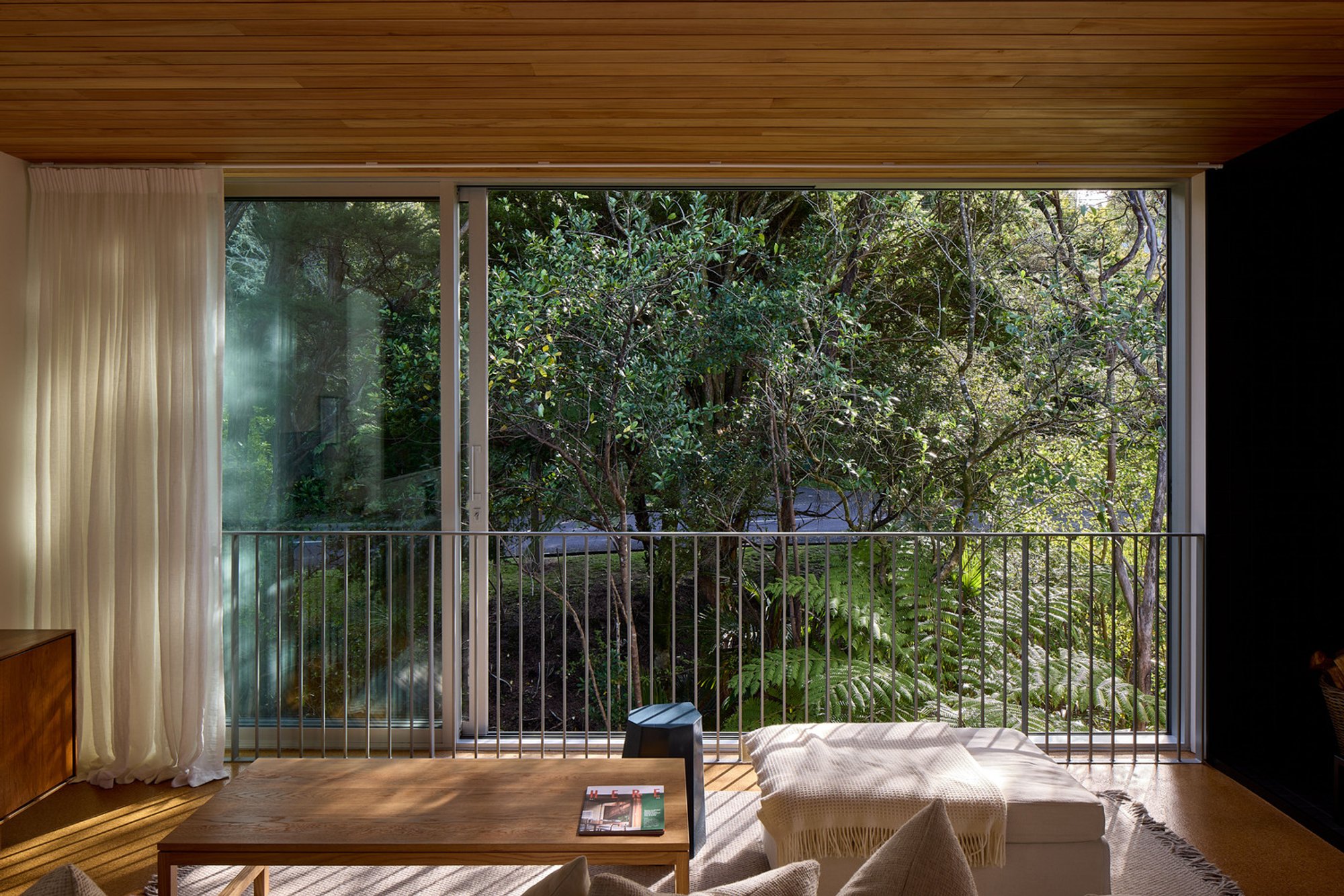 Bush Block House by Patchwork Architecture: Elevated Bush House Design in Tītīrangi, Auckland