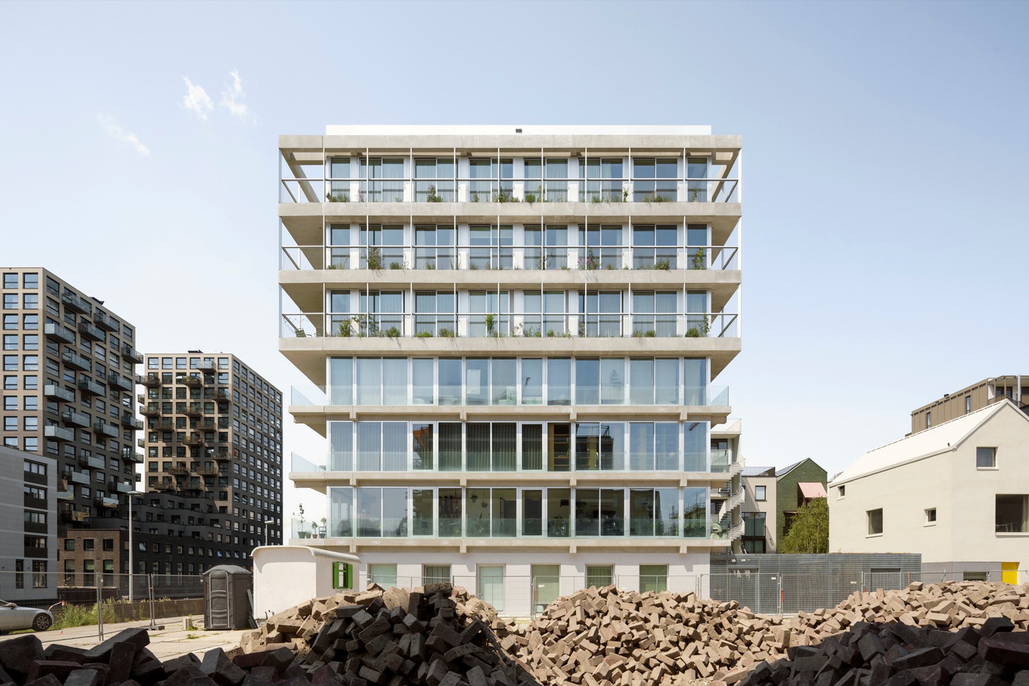 The Doors Housing Complex by Space Encounters: A Sculptural Beacon in Amsterdam's Buiksloterham