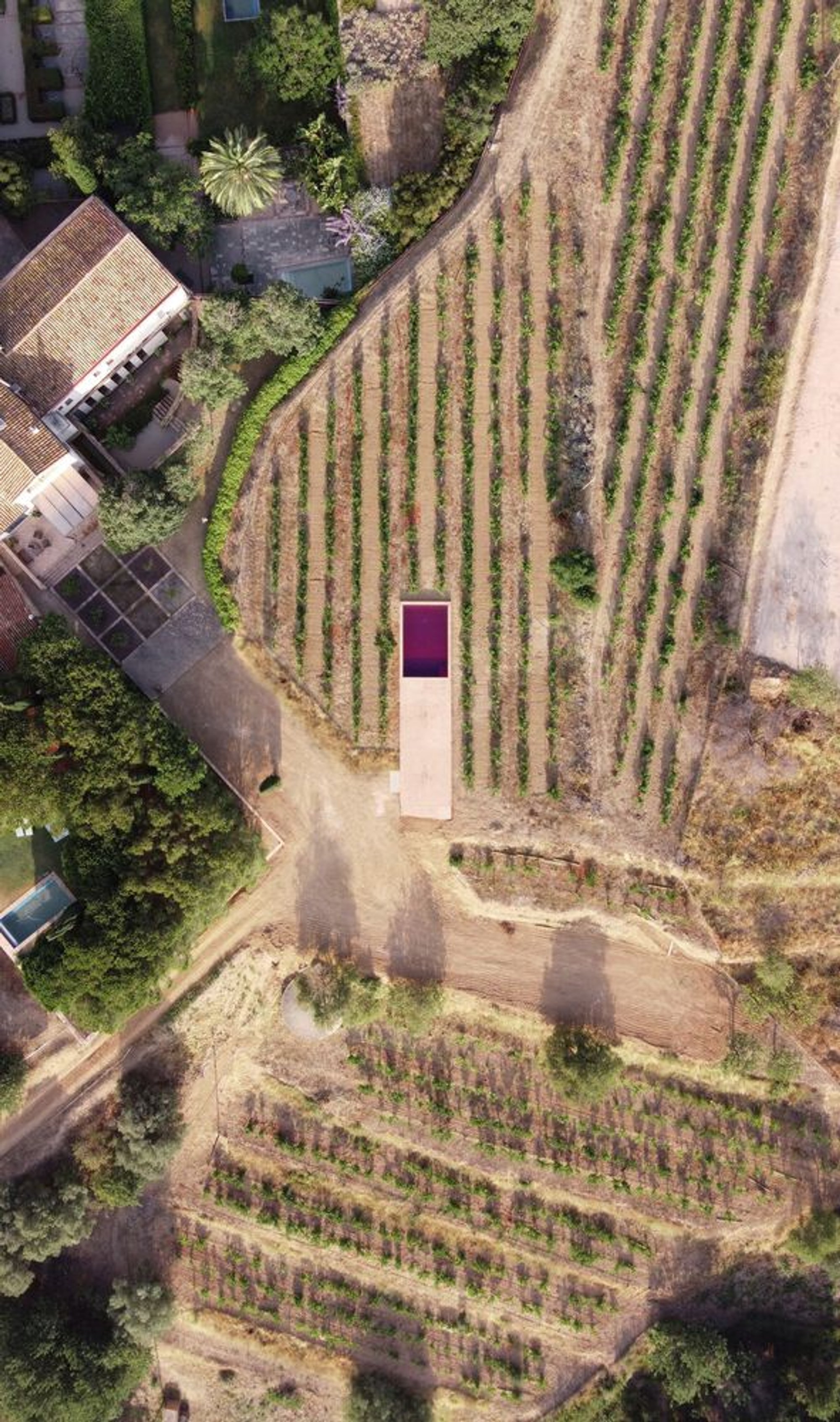 Irrigation Reservoir Bassa D.O. Alella by Pineda Monedero: A Subtle Union of Architecture, Landscape, and Viticulture