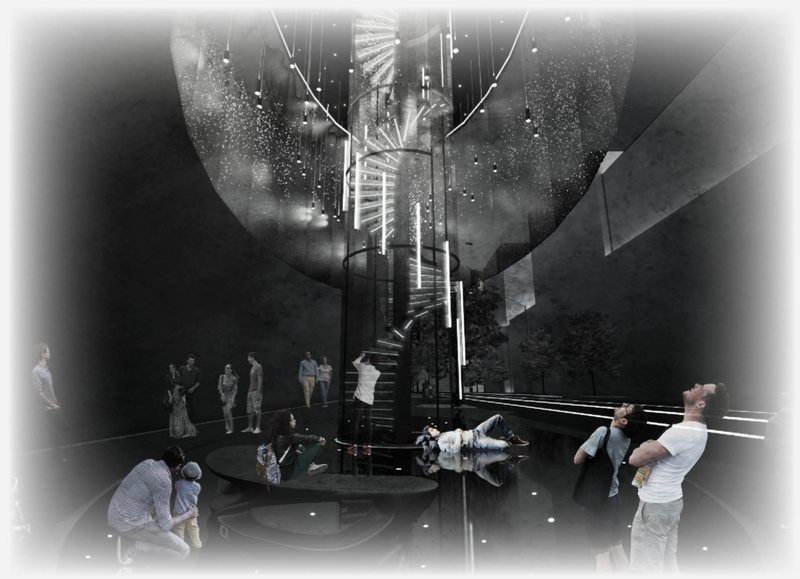 A contemplative void that mirrors inner reflection through architectural immersion.