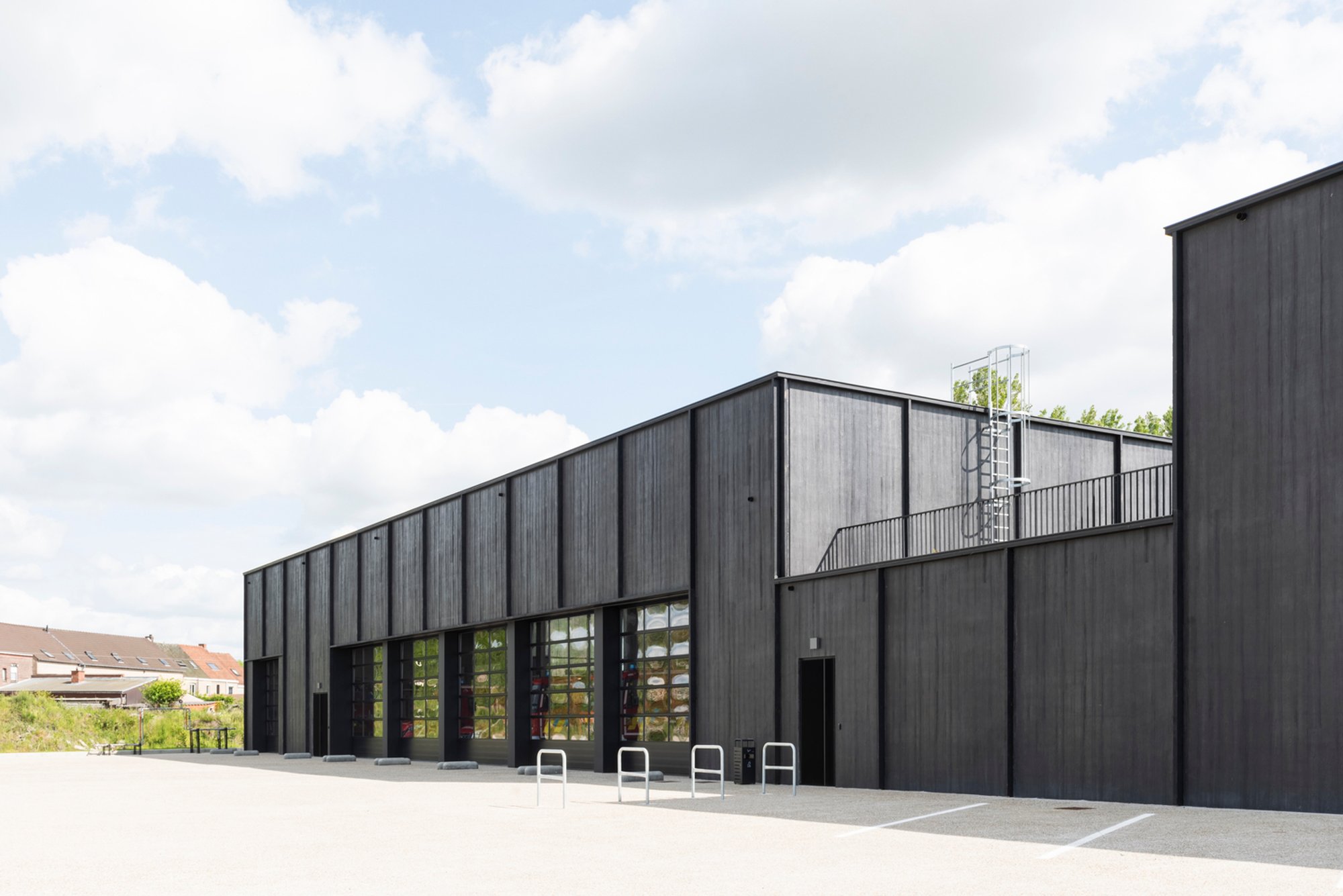 Bramier Fire Station by Bureau DBG: A Contemporary Emergency Hub Blending Nature, Functionality, and Civic Design