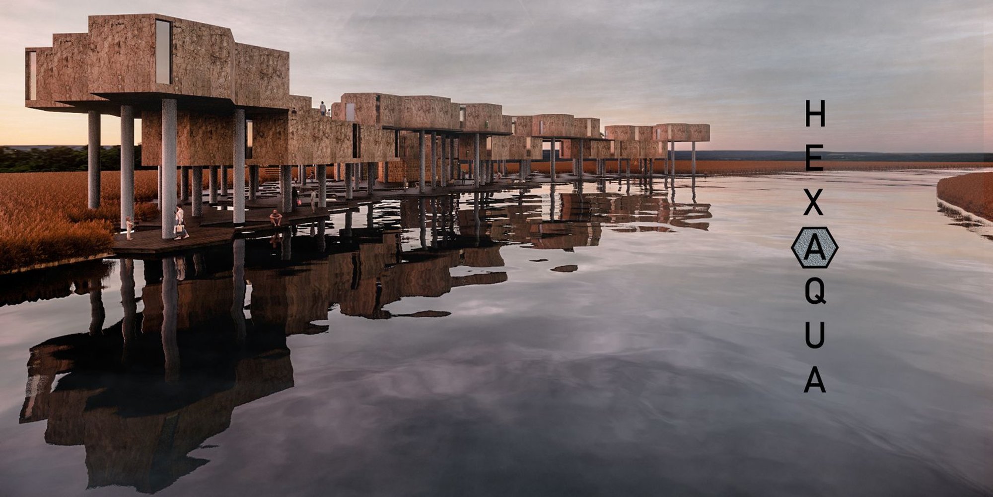 Hexaqua: Climate-Responsive Floating Housing for Refugees and Migrant Workers in Şanlıurfa