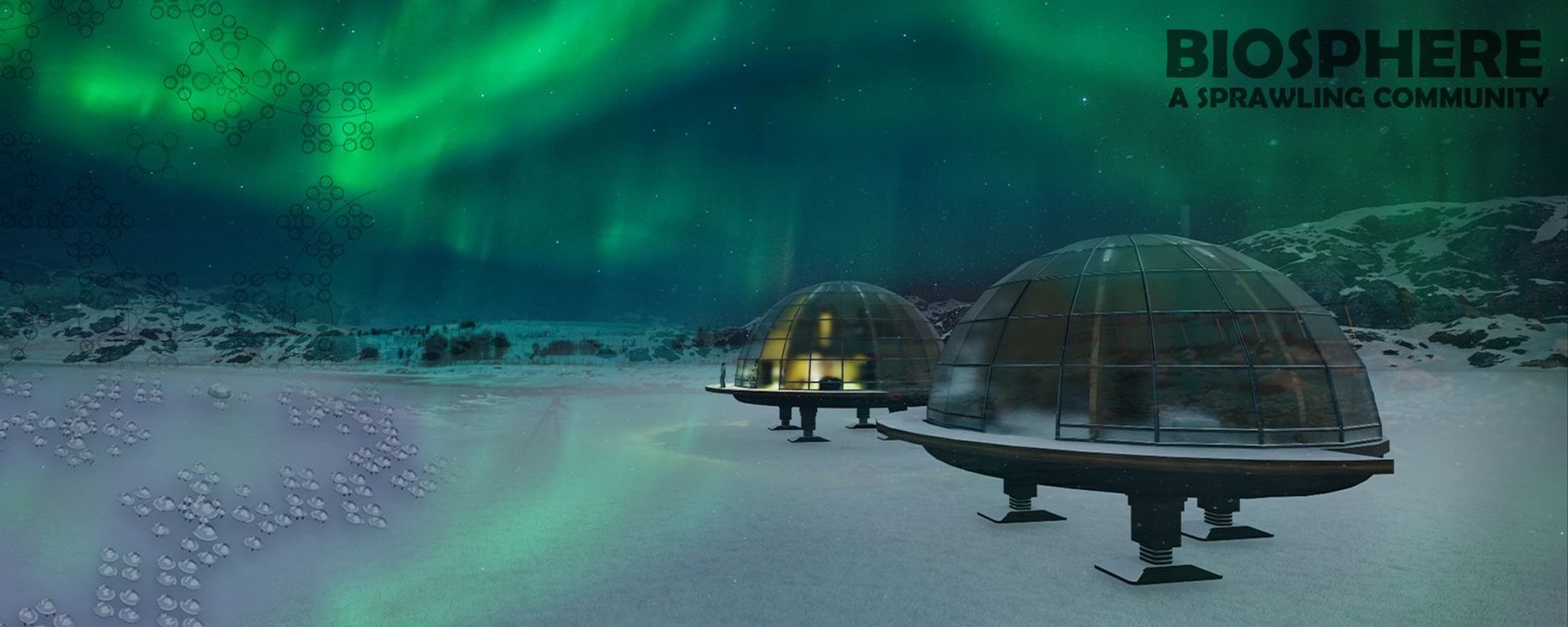 Biosphere: A Sprawling Community for Extreme Climate Architecture