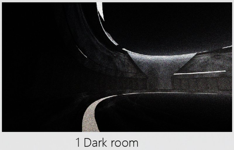 An introspective space designed for isolation, meditation, and internal reflection at the start of the inmate's journey.