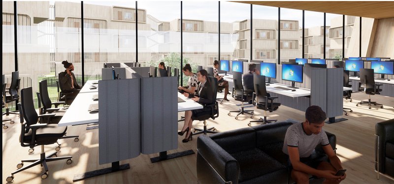 Inmates and officers collaborate in monitored yet integrated digital workspaces.