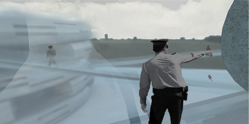 Blurred boundaries between observation and freedom highlight reform-focused spatial design.