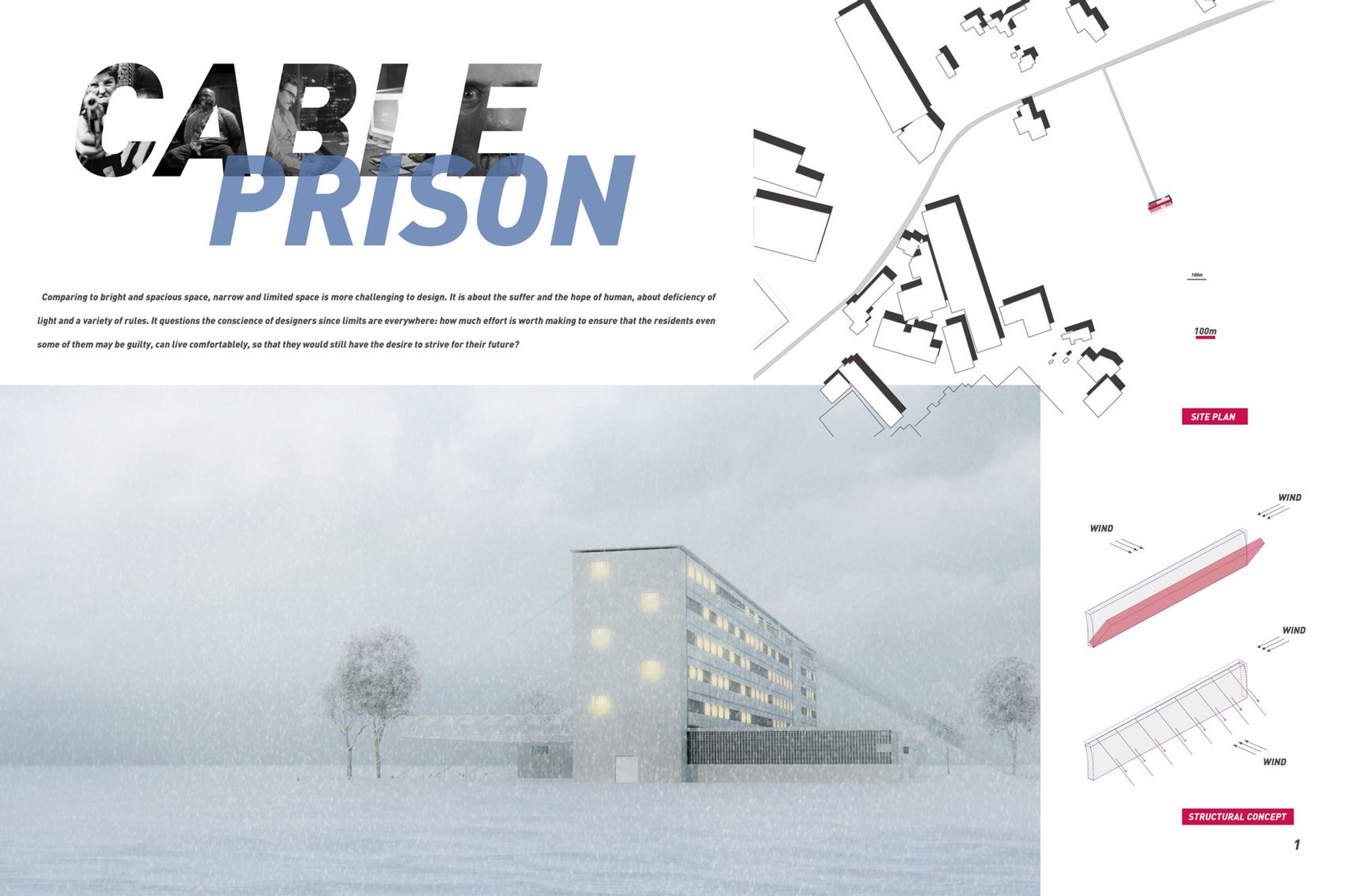 Cable Prison: A Modular Vision for Humane and Sustainable Prison Architecture