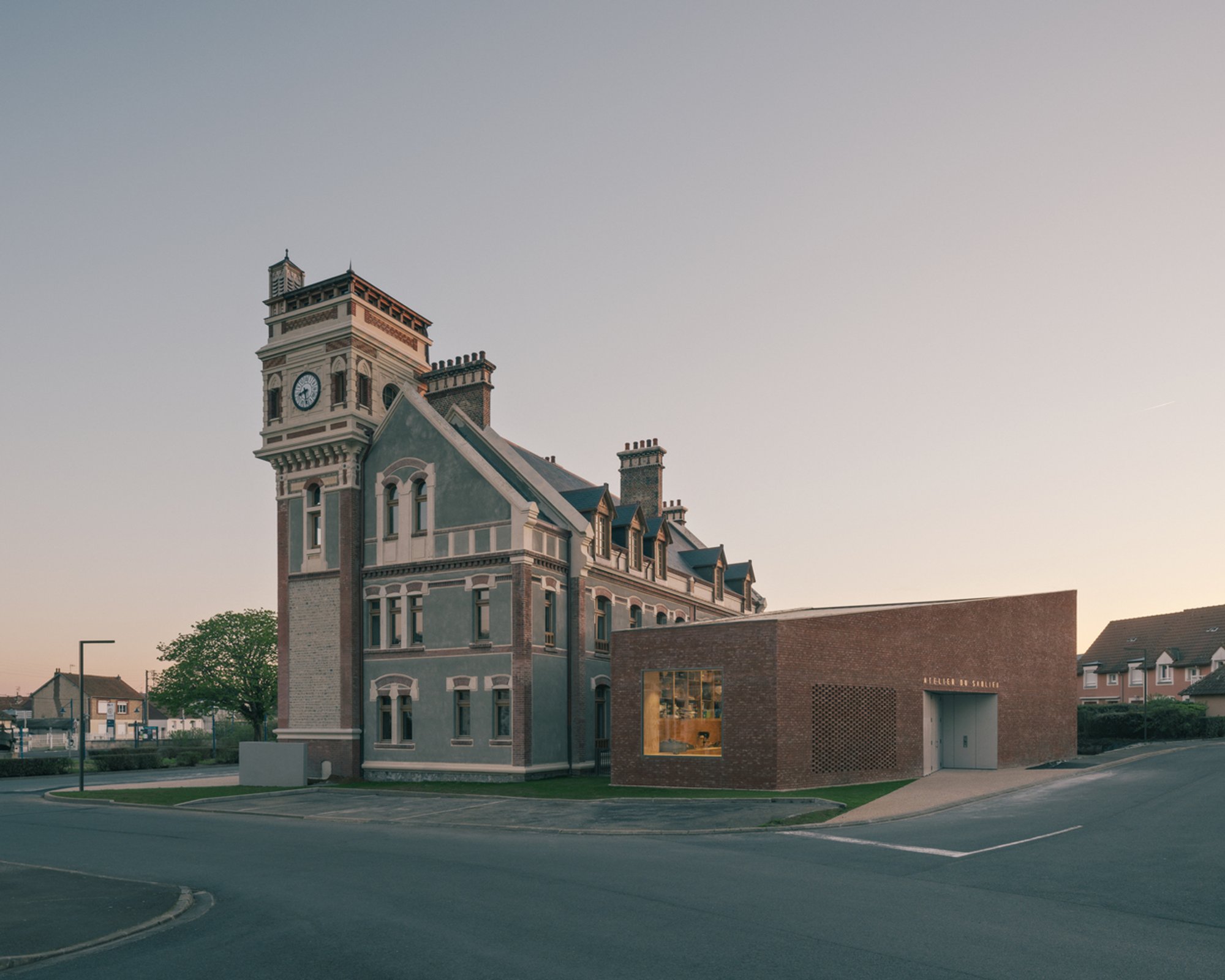 Rehabilitation and Extension of the Belfry of Dives-sur-Mer Cultural Center by ACAU Architectes