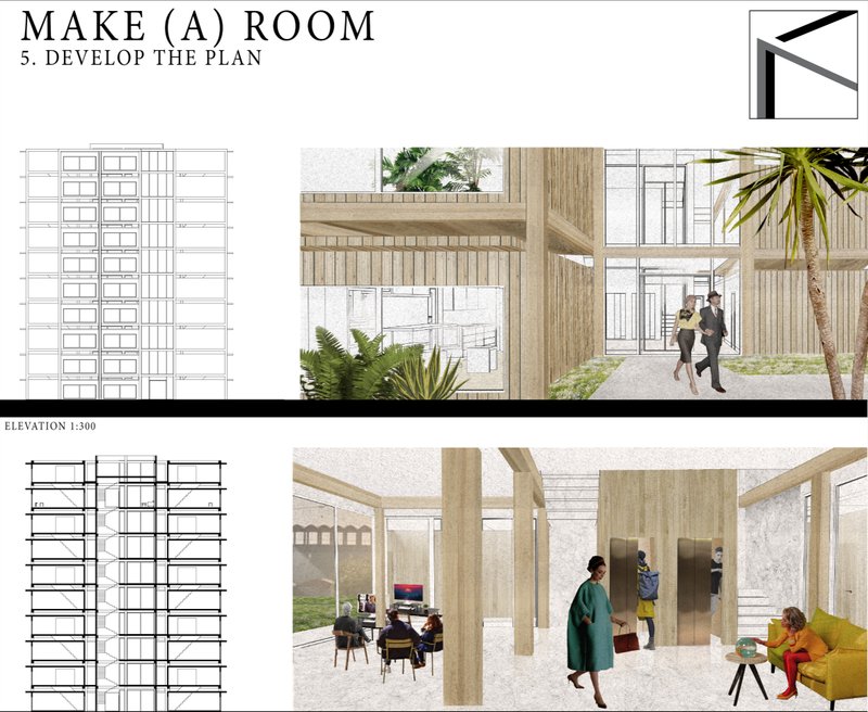Blending private modules with open, social interiors—encouraging interaction and greenery in the heart of the city.