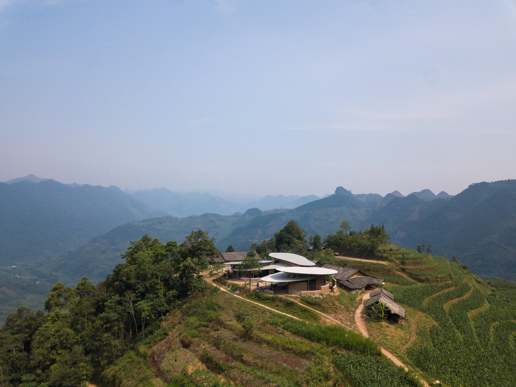 Lung Vai School by 1+1>2 Architects: An Earthy Educational Haven in the Mountains of Vietnam