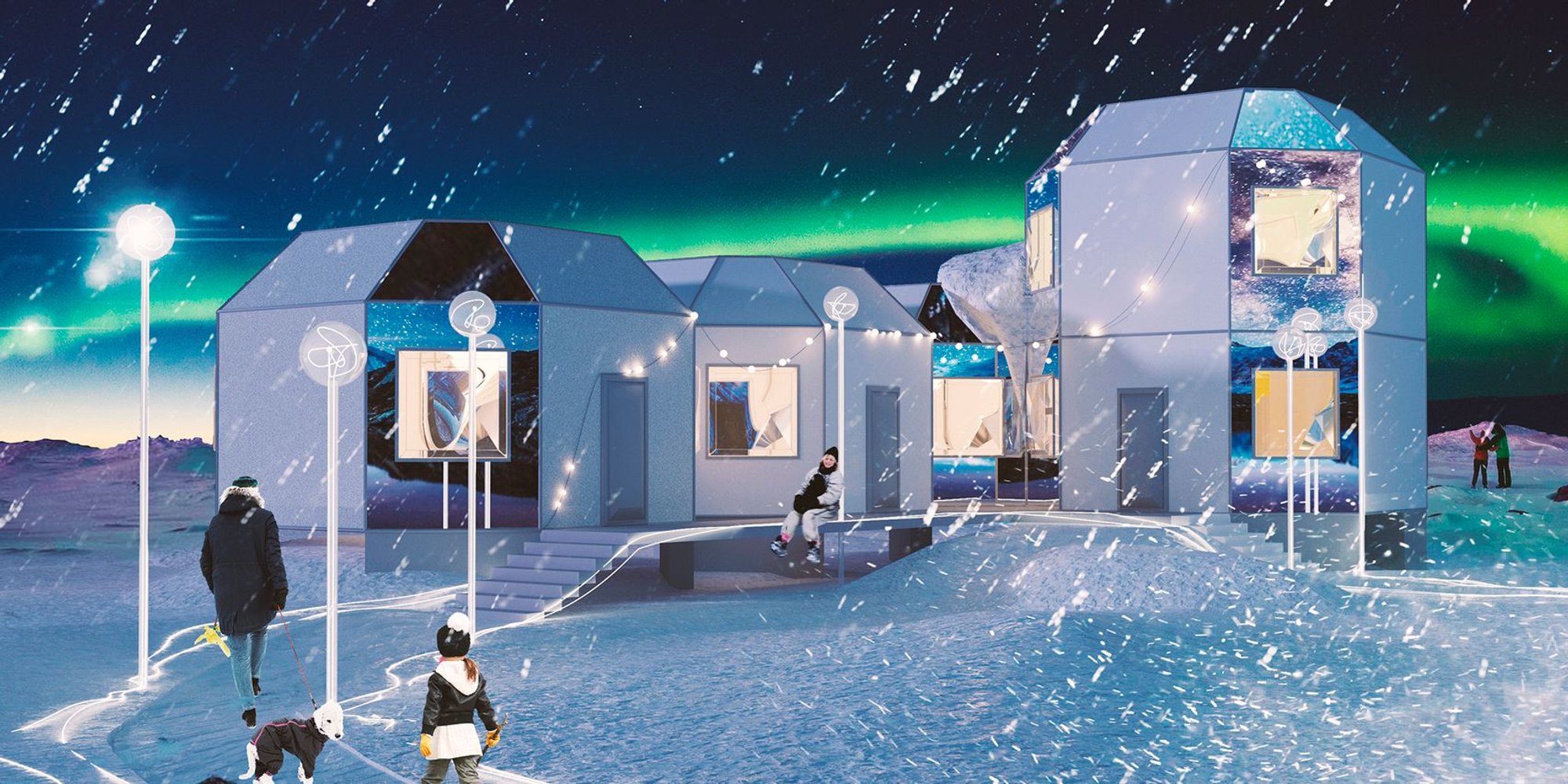 Modular Extreme Habitat: Fractal Urbanism for Arctic Survival