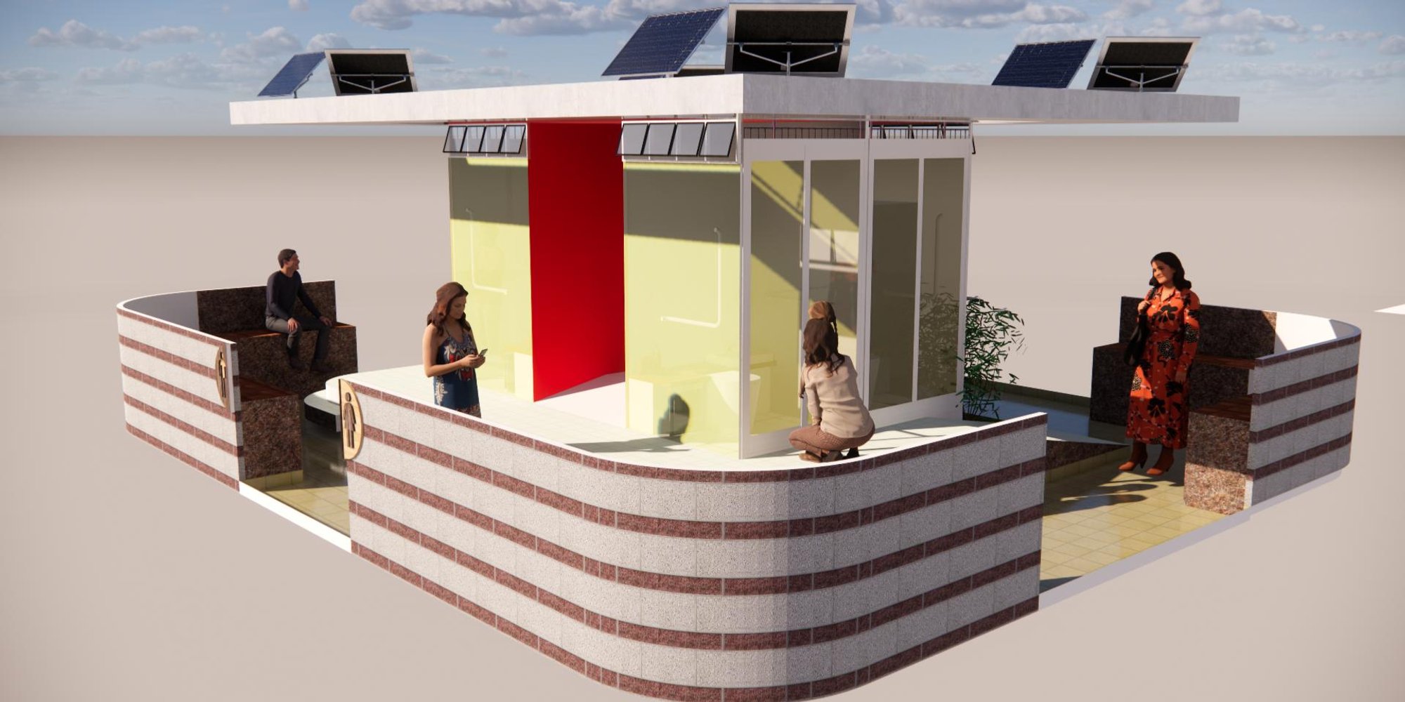 Hygiene matters: Rediscover public toilet through Throned