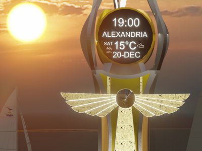 Transcend clock tower