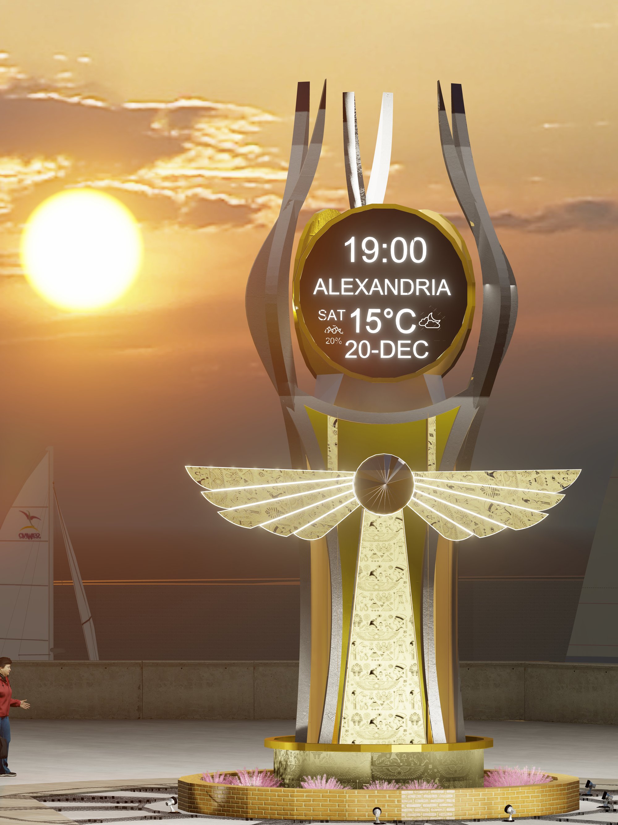 Transcend clock tower