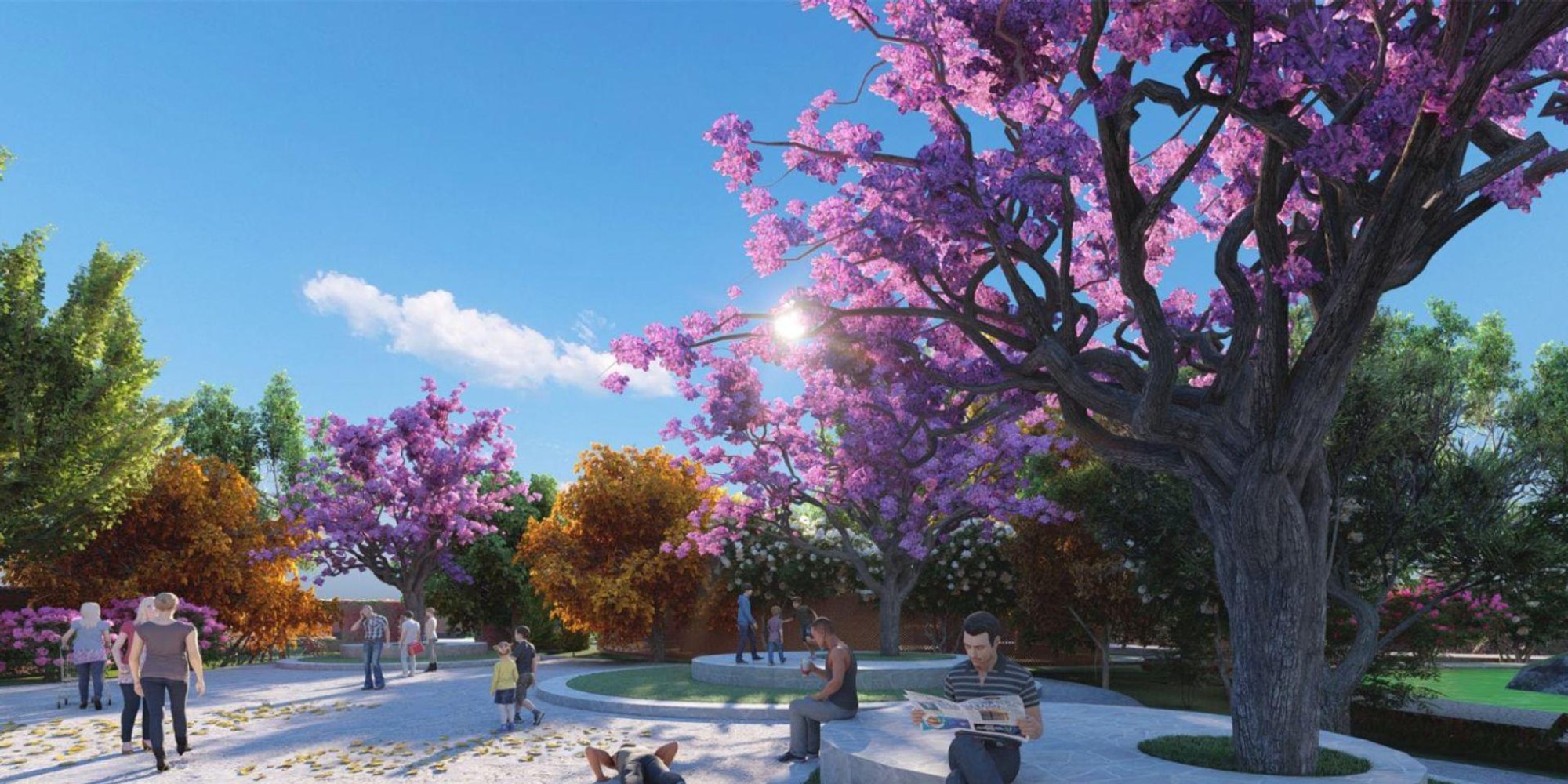 Architects design a park dedicated to 'Miegakure'