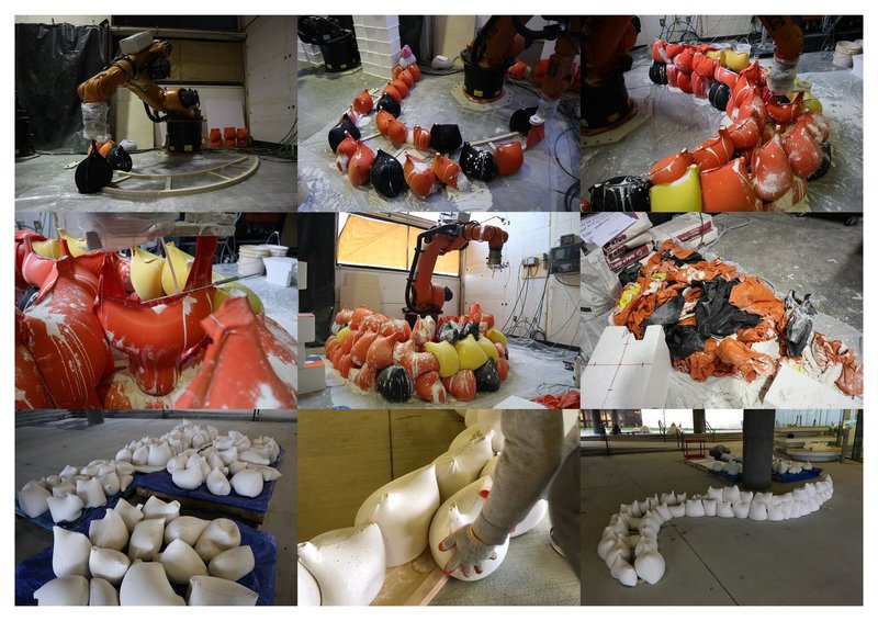 Automated Fabrication – Robots assembling modular architectural structures.