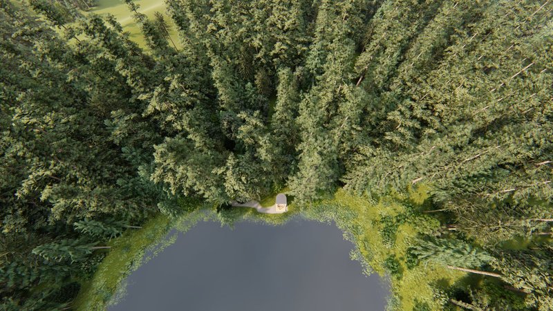 Silent Meditation Cabin