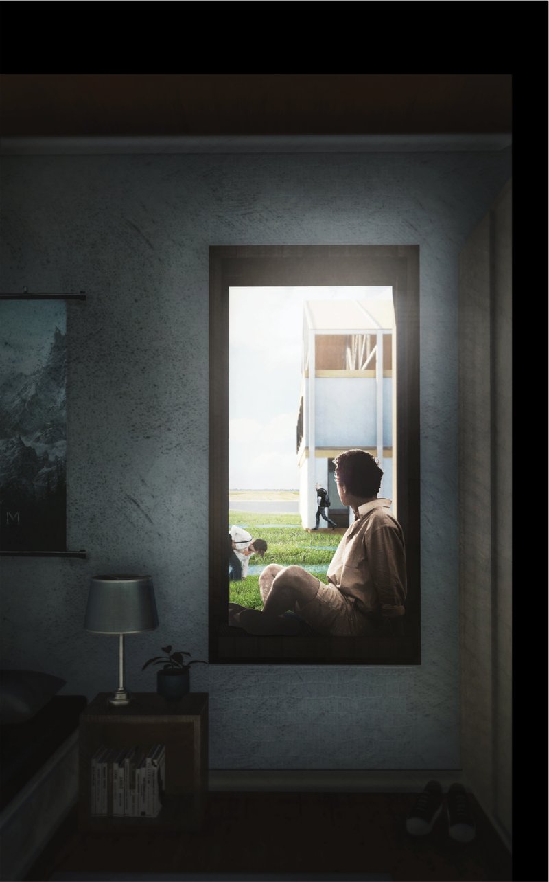 Cell View – A new perspective on rehabilitation, emphasizing openness and connection to the outdoors.
