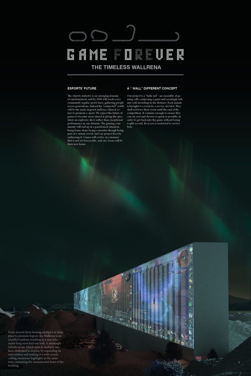 Futuristic Esports Architecture: Wallrena