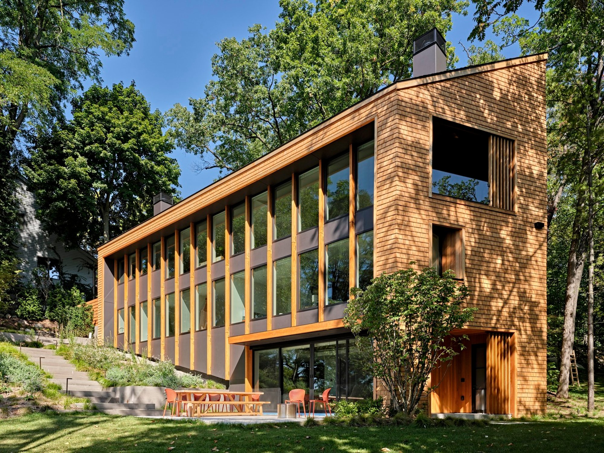 North Shore Residence: A Stunning Mid Century Modern Home Renovation by HEID Architects