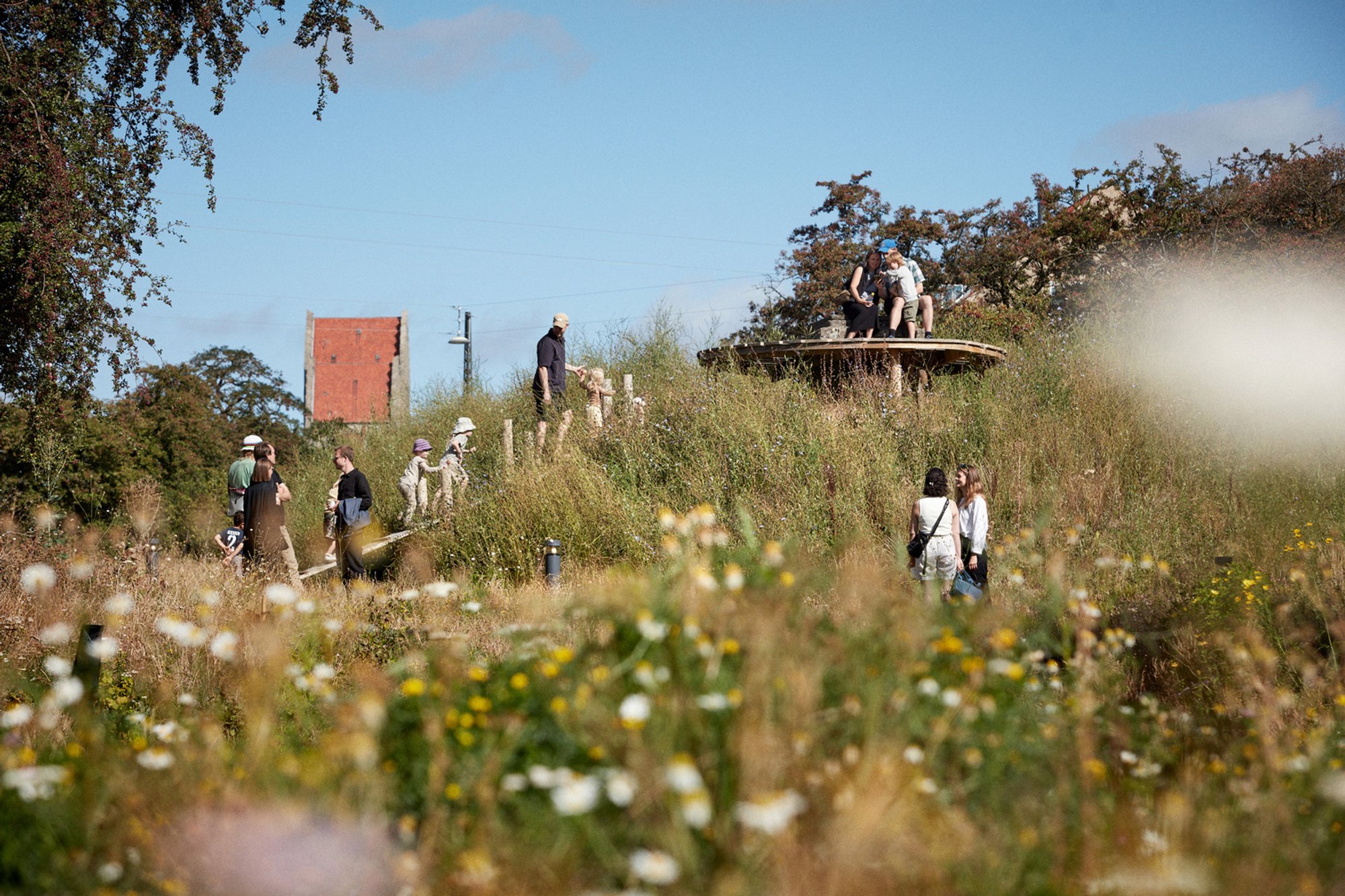 SLA Turns a Derelict Copenhagen Housing Estate into a 20,000 m² Climate Park with 18 Bioswales