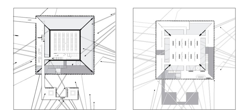 Top-Down Plans – Architectural layouts showcasing circulation and functional zoning.