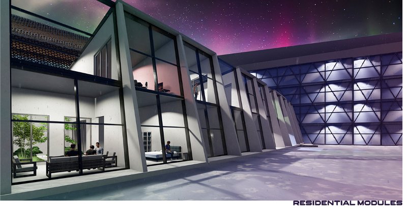 Residential Modules – Modern, energy-efficient homes designed for Arctic living.