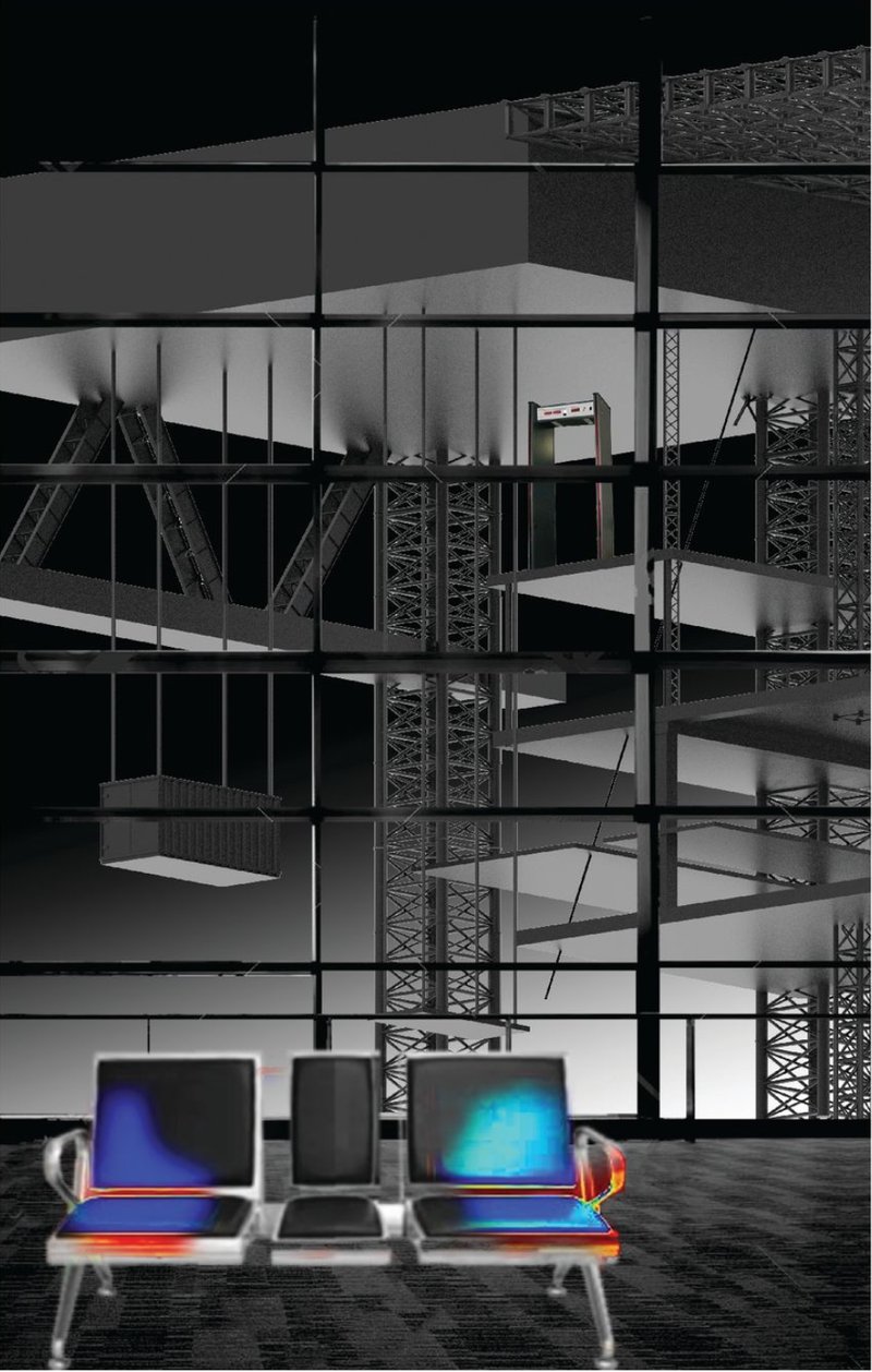 Surveillance Reflex – Reflective prison interiors designed to reinforce cybercriminal rehabilitation.