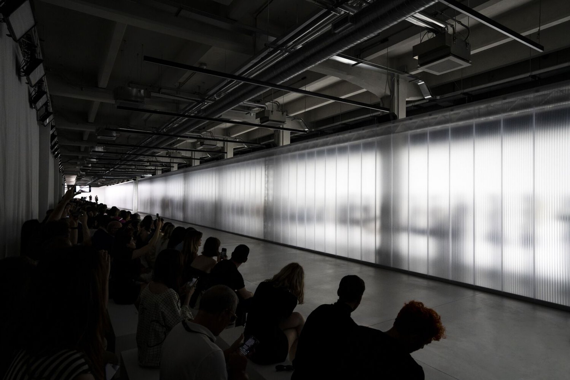 (ab)NORMAL Turns an 80-Metre Polycarbonate Wall into a Fashion Stage at Manifattura Tabacchi