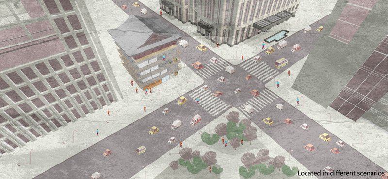 Urban integration – How Hua Rong House fits within diverse city environments.
