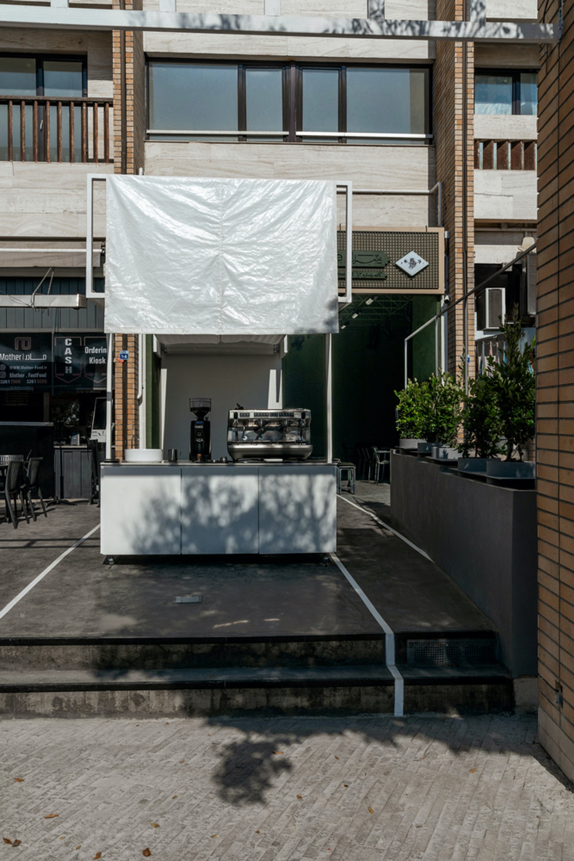 Walking Canopy (3ra Café Bistro) by Paad Architects: Redefining Urban Interaction