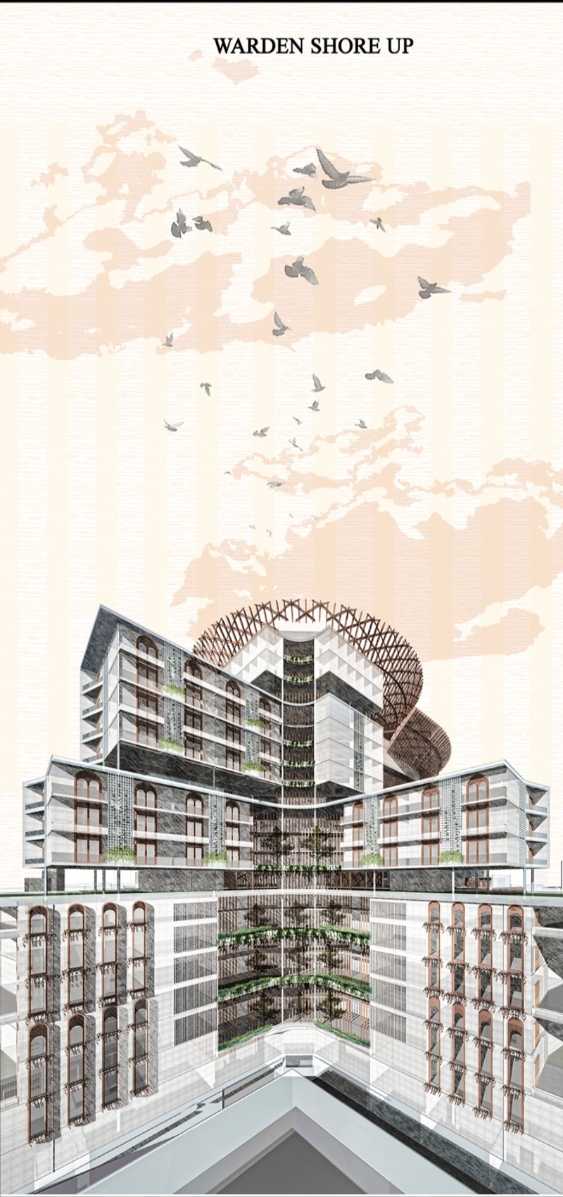 Warden Shore Up Initiative – Sustainable architecture blending correctional housing with urban development.