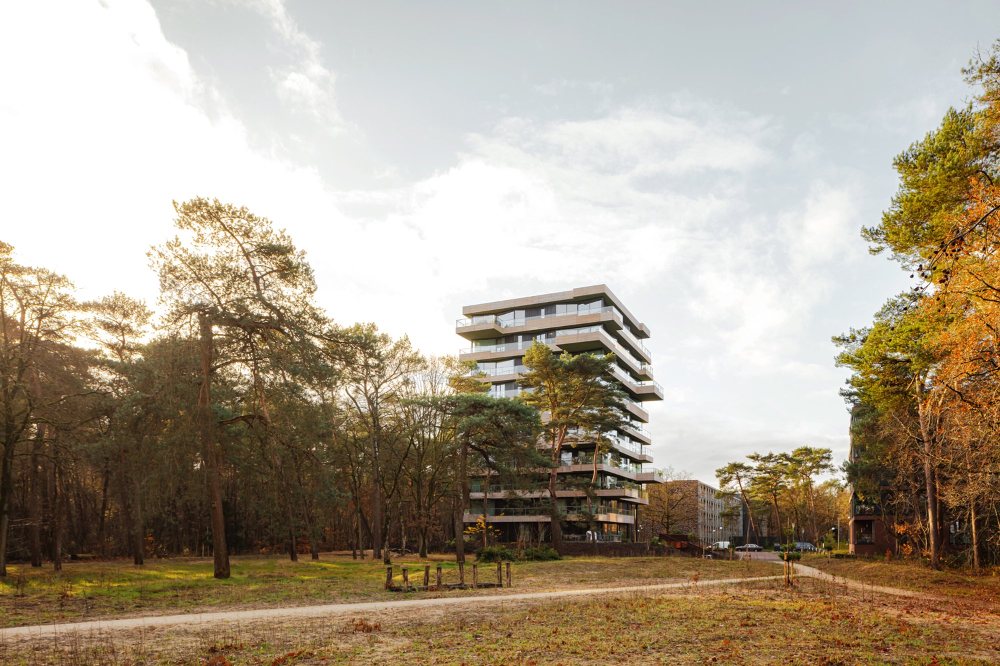 Nature-Inclusive Residential Tower: Beaufort Residential Tower by Orange Architects in the Netherlands