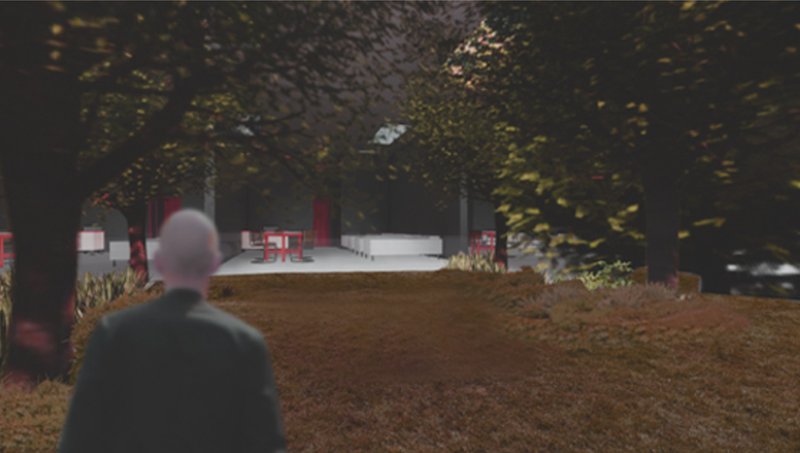 Nature in Captivity – A blend of greenery and structured rehabilitation within prison walls.