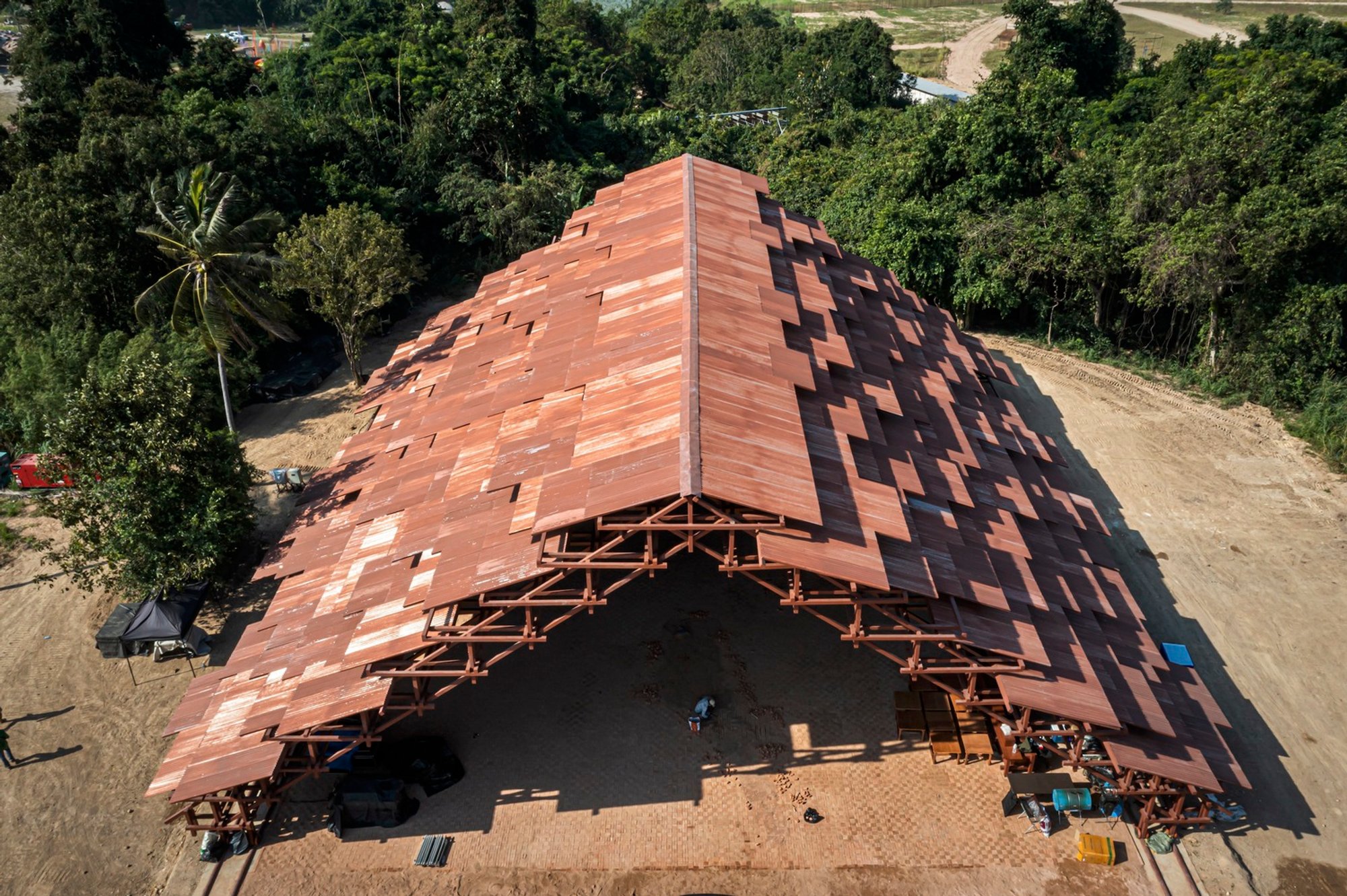 Neramit Town-Hall Pavilion: A Symbol of Non-Architecture and Sustainability