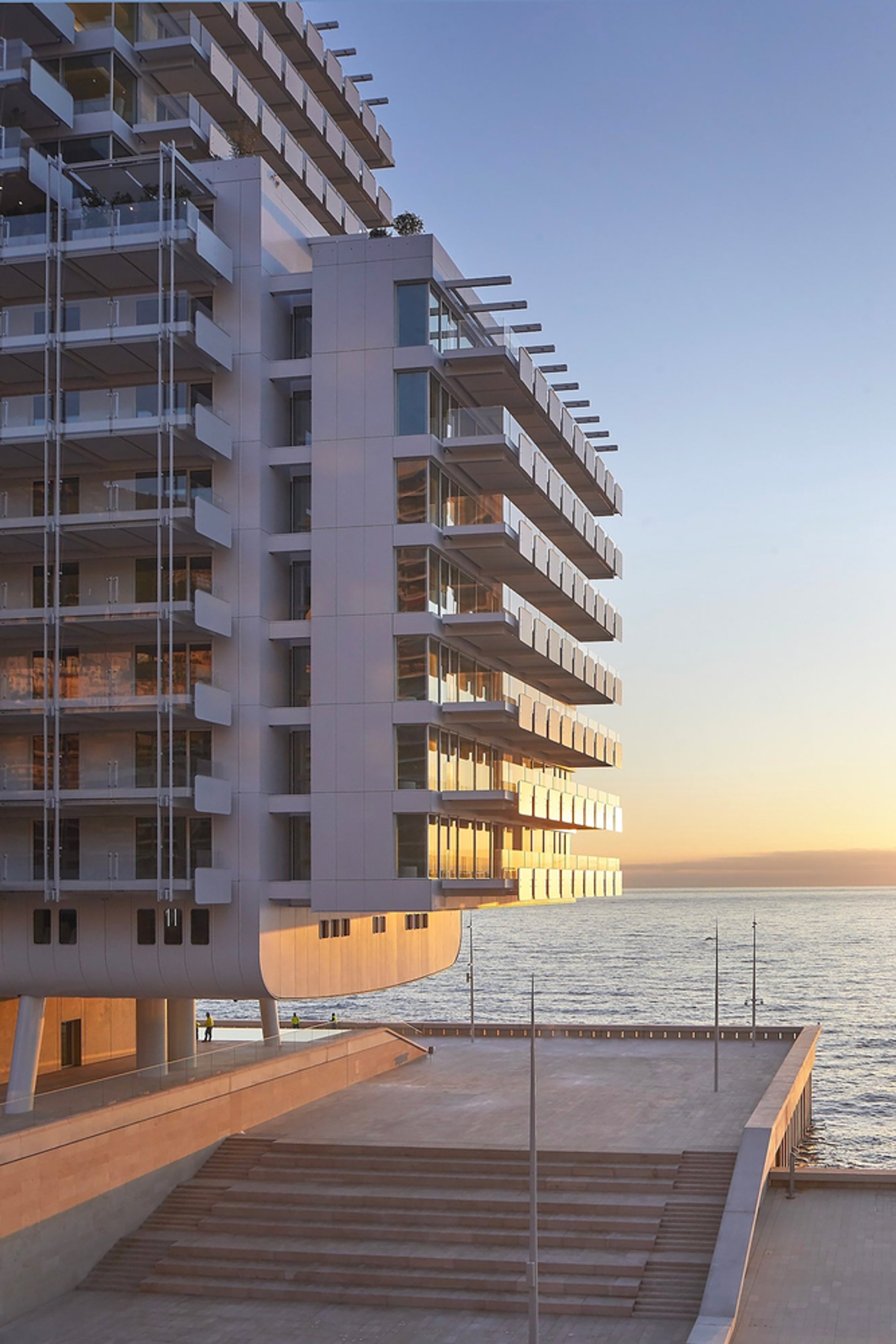 Valode & Pistre Build a Six-Hectare Neighborhood on 18 Giant Caissons in the Sea off Monaco