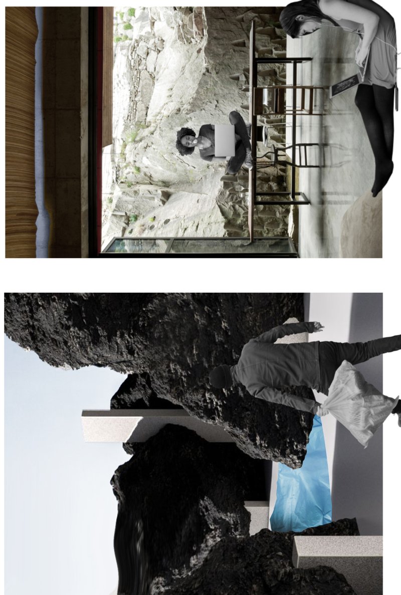 Eco-Living in Motion – Sustainable waste management integrated into architectural design, creating a self-sufficient ecosystem.