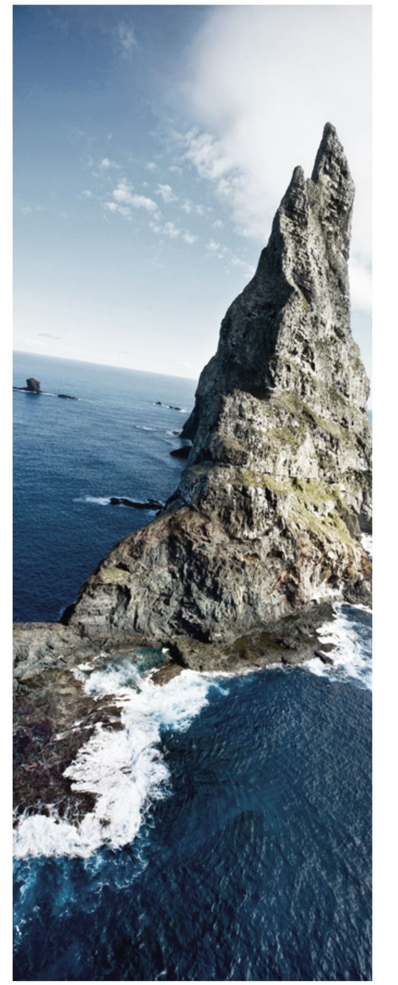 Ball's Pyramid Site – The dramatic natural landscape where CycleHaus redefines sustainability through adaptive architecture.