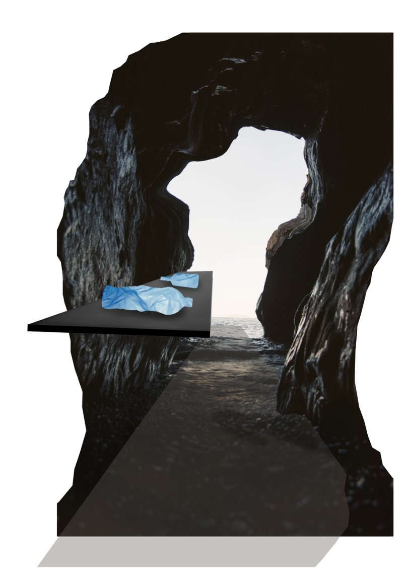 Cave Dwelling Concept – A unique living space embedded in nature, embracing minimalism and sustainability.