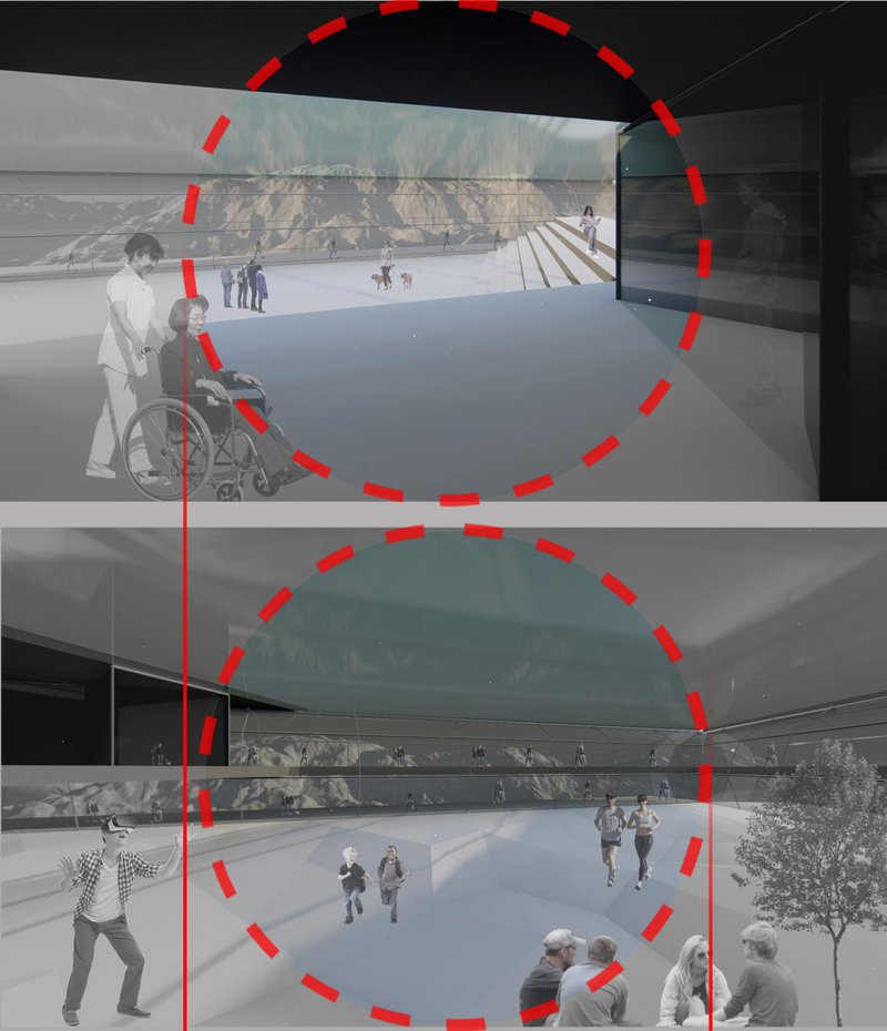 Social Interaction – Highlighting human engagement within the structure.