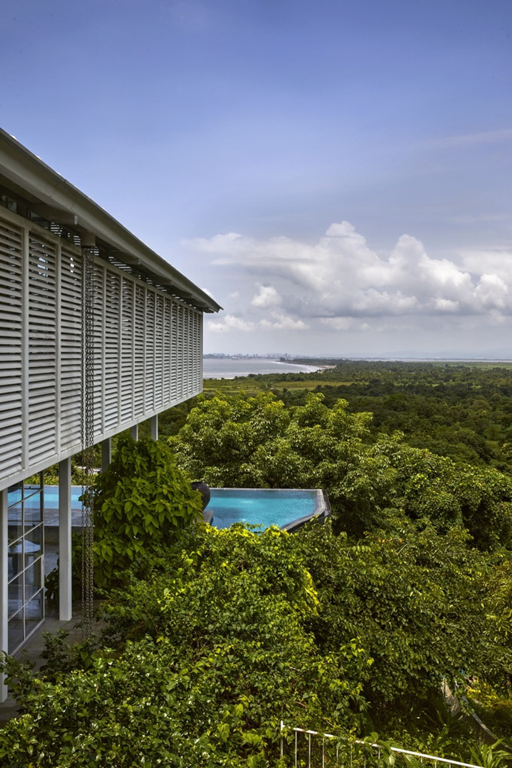 Architecture BRIO Buries a Hillside Villa in Alibag to Let the Landscape Win