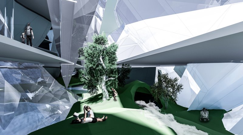 Futuristic Urban Expansion – A modular approach to sustainable Arctic growth.