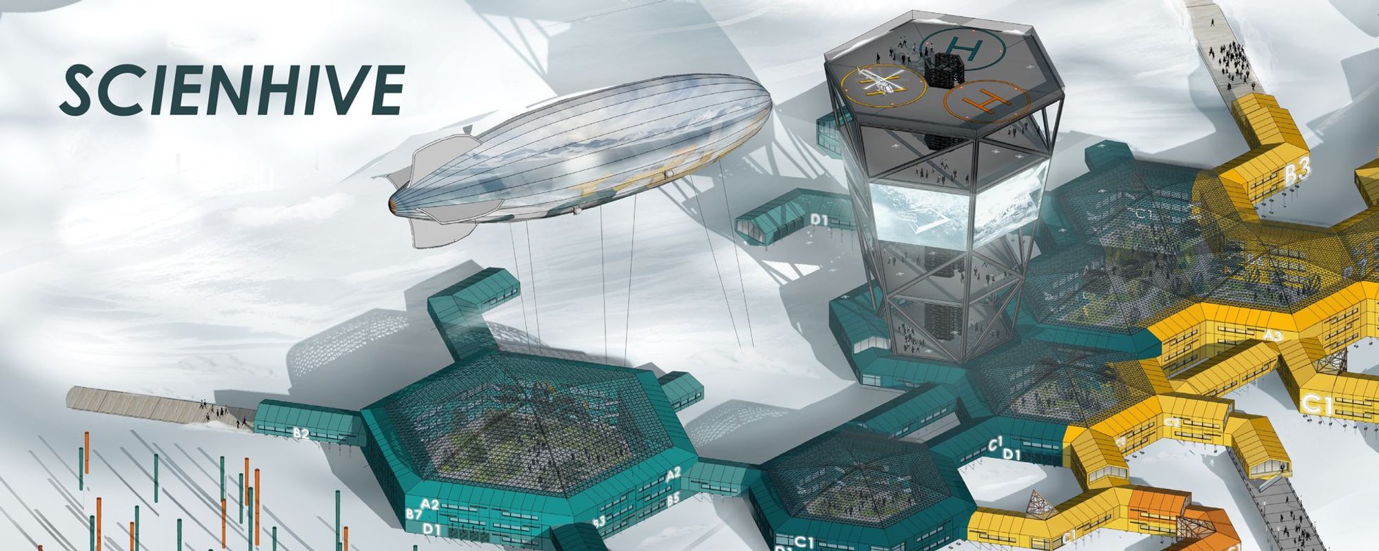 SCIENHIVE: Pioneering Sustainable Arctic Architecture