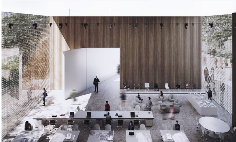 Innovative Learning Space – A modern architectural hub fostering creativity and collaboration.