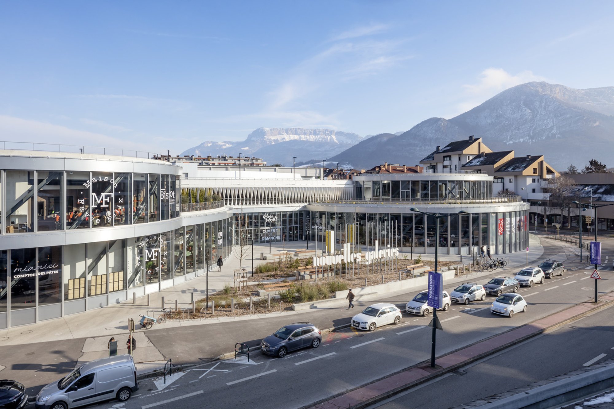 Manuelle Gautrand Wraps a 1970s Annecy Department Store in a Constellation of Glass and Concrete