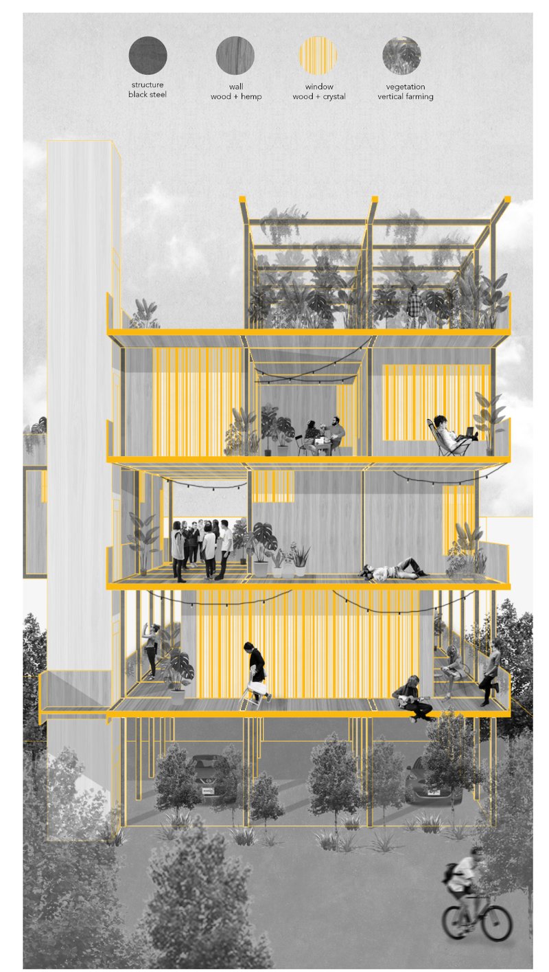 Parking to Housing: An efficient reuse of urban space for a greater purpose.