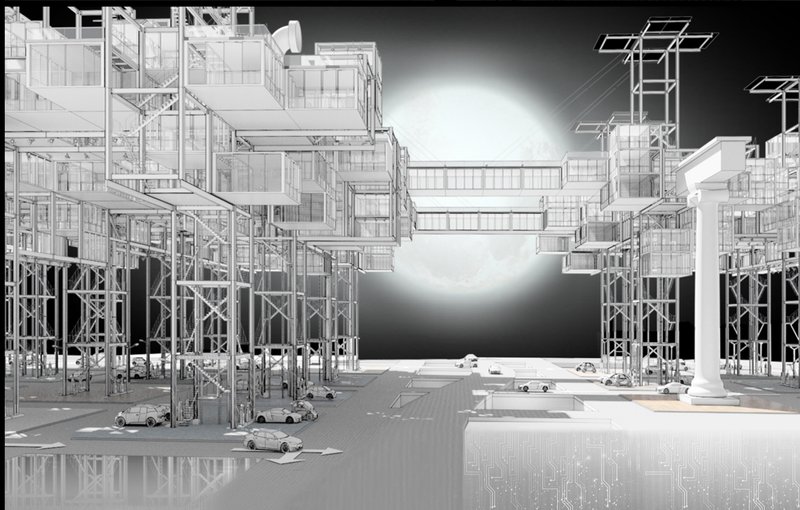 Innovative Urban Interiors – A glimpse into the multi-layered structural framework of New Babylon II