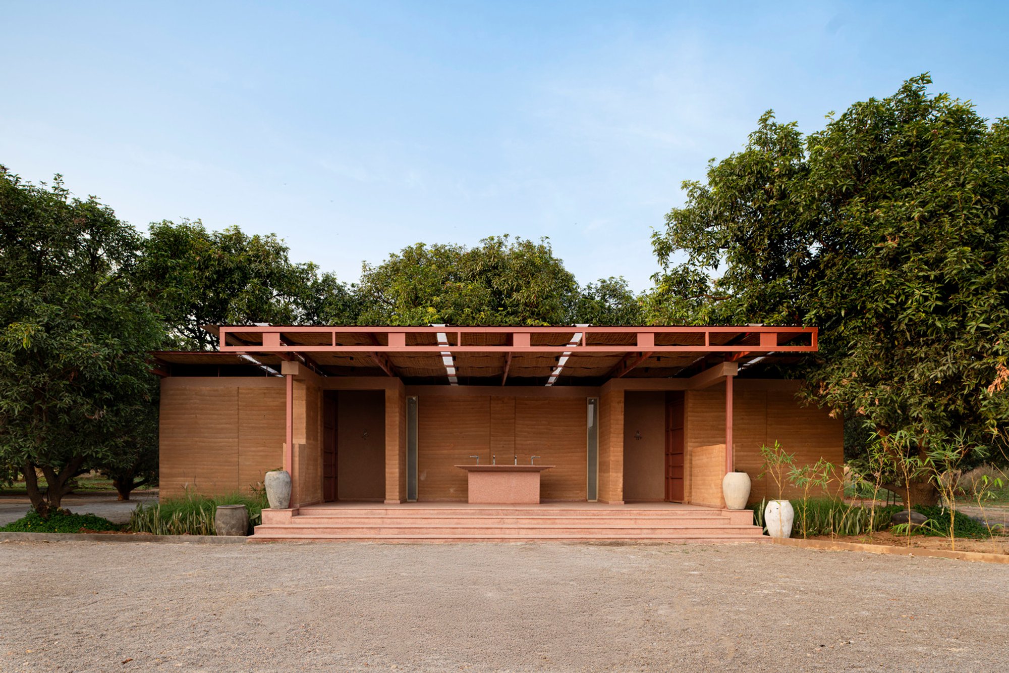 Aina Community Restroom: A Model of Sustainable Rammed Earth Architecture