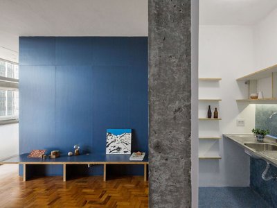Vereda Arquitetos Renovates a 40-Square-Meter Apartment Inside Niemeyer's Copan Building